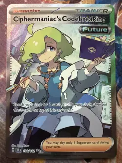 Ciphermaniac's Codebreaking - 198/162 - Temporal Forces Full Art - NM - Pokemon - Image 1