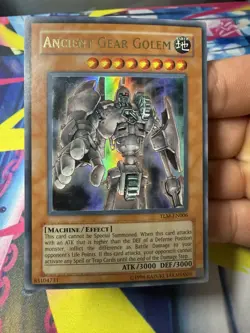 YuGiOh • Ancient Gear Golem • TLM-EN006 • Holo Ultra Rare • LP - Image 1