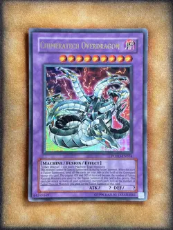 Yugioh Chimeratech Overdragon POTD-EN034 Ultra Rare LP - Image 1