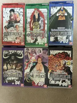 One Piece CG Starter Deck LOT OF 6 ST-01 ST-02 ST-03 ST-04 ST-05 ST-06 BRANDNEW - Image 1