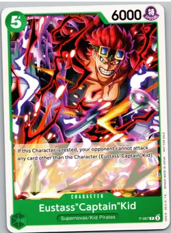 Eustass"Captain"Kid OP-07 Pre-Release Tournament P-067 One Piece NM - Image 1