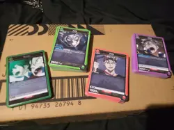 114 Black Clover TCG Cards Including Rare Holos Union Arena - Image 1