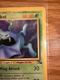 Golbat 34/62 1st Edition Fossil Uncommon Vintage Pokemon Card LP - Image 4