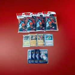 POKEMON SP PACK | 32 HOLOS | MINI PORTFOLIO + BONUS MYSTERY EX CARD - Image 1