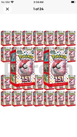 Pokemon Card 151 Booster Box TCG Scarlet & Violet Factory Sealed (+Free 2 Packs) - Image 3