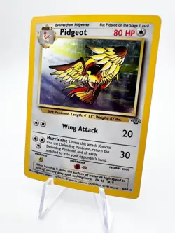 1999 Pokemon TCG Jungle Pidgeot 8/64 Holo Rare Card Unlimited WOTC Vintage LP - Image 1