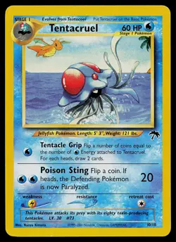 Pokemon Card - Tentacruel Southern Islands 10/18 Promo - Image 1