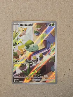 Pokemon TCG Bulbasaur IR Stellar Crown Card 143/142 NM Condition - Image 1