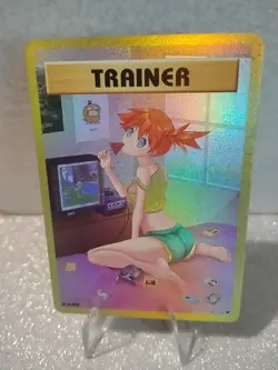 Misty Poke Trainer Waifu Girl Sexy Doujin Trading Card - Image 1