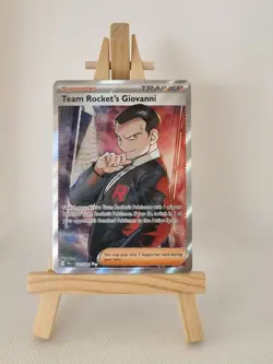 Pokemon TCG Team Rocket's Giovanni Destined Rivals Ultra Rare Card 225/182 - Image 1