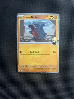 Cynthia's Gible (Cosmos Holo) 102/182 Miscellaneous Cards & Products Holo - Image 1