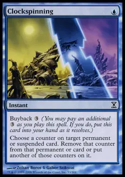 Clockspinning - Time Spiral #53/301 MTG Magic The Gathering - Image 1