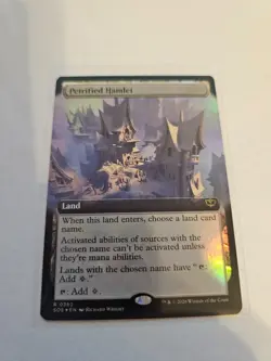 Petrified Hamlet Extended FOIL MTG Secrets of Strixhaven Nm/M *ON HAND* - Image 1