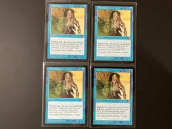 4 x MIND GAMES Vintage Stronghold MTG Magic the Gathering Blue - Image 1