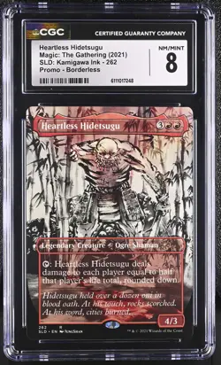 HEARTLESS HIDETSUGU Secret Lair Rare CGC 8 MTG EDH [Nostalgium] - Image 1