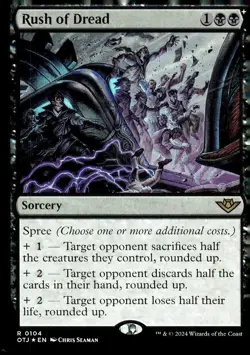 Rush of Dread NM OTJ 327 Foil R - Image 1