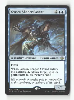 Venser, Shaper Savant - Modern Masters 2017 - #55 - Non-Foil - NM - MTG - Image 1