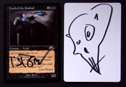 SKETCHED MTG Artist Proof _ Brom _ Planeshift _ LORD OF THE UNDEAD _ 1/50! - Image 1