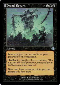 Dread Return (Retro Frame) - Dominaria Remastered (302) - NM - Image 1