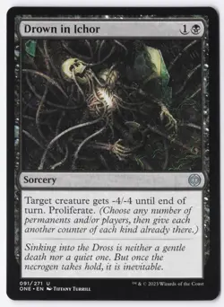 Drown in Ichor Normal U Phyrexia: All Will Be One 91 NM - Image 1