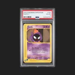 PSA 4 Gastly 109/165 NON-Holo Expedition 2002 Pokemon Pop 2 - Image 1