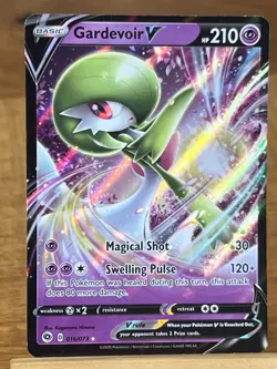 Pokemon TCG Gardevoir V 016/073 Champions Path Holo Rare - Image 1