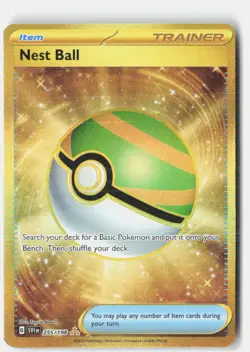 Nest Ball 255/198 Hyper Rare Scarlet & Violet Pokemon Near Mint - Image 1