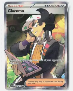 Giacomo 252/193 Ultra Rare Paldea Evolved Pokemon Near Mint - Image 1