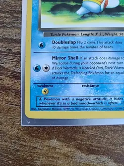Dark Wartortle 46/82 Team Rocket Non-Holo Pokemon Card LP | Free Shipping - Image 4