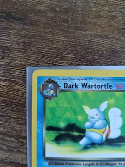 Dark Wartortle 46/82 Team Rocket Non-Holo Pokemon Card LP | Free Shipping - Image 5