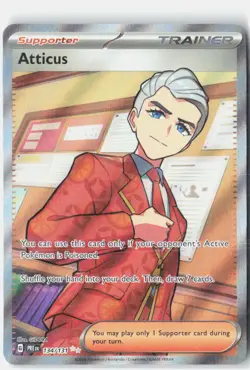 Atticus - 134/131 134/131 Holo Ultra Rare SV: Prismatic Evolutions Pokemon NM - Image 1