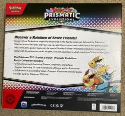 POKEMON Prismatic Evolutions Poster Collection (Includes 3 Booster Packs) Sealed - Image 2