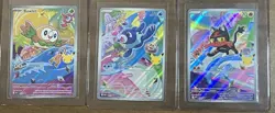 Pokemon First Partner, Illustration Collection Series Alolan Starters Promo Set - Image 1