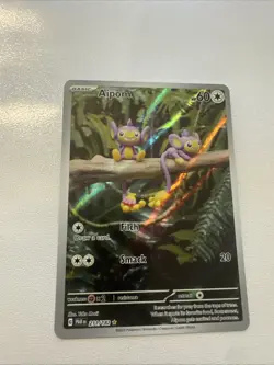 Pokemon Aipom SV04: Paradox Rift Illustration Rare Holo 211/182 - Image 1