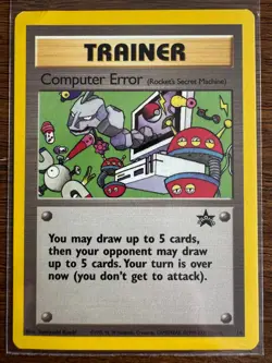 Pokemon TCG - Computer Error (Rocket's Secret Machine) Wizards Black Star Promos - Image 1
