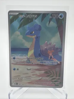 Misty's Lapras 194/182 Illustration Rare SV10: Destined Rivals Pokemon TCG NM - Image 1