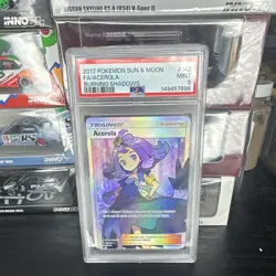 Pokemon TCG Acerola Full Art Holo Ultra Rare PSA 9 Burning Shadows 142/147 - Image 1