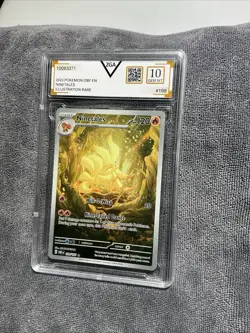 Pokemon Ninetales 199/197 IR Obsidian Flames #199 Rare Holo GEM MINT ZGA 10 - Image 1