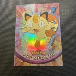 Meowth #52 TOPPS Holo Spectra Chrome Pokemon Card - Image 1
