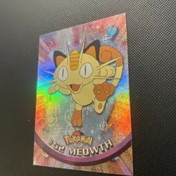 Meowth #52 TOPPS Holo Spectra Chrome Pokemon Card - Image 2