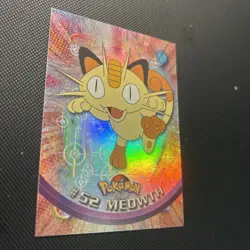 Meowth #52 TOPPS Holo Spectra Chrome Pokemon Card - Image 3