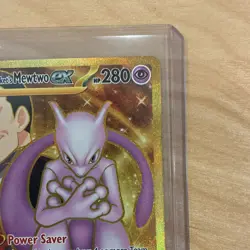 Pokemon Team Rocket's Mewtwo ex 240/182 SV10 Destined Rivals Hyper Rare Holo - Image 4