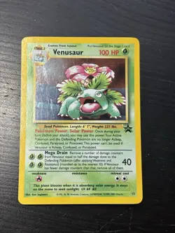 Pokemon Venusaur Holo Black Star Promo #13 - Image 1