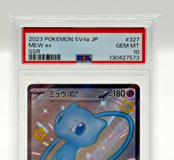 2023 Pokemon Japanese Mew ex SSR #327 SV4a PSA 10 GEM MINT - Image 2