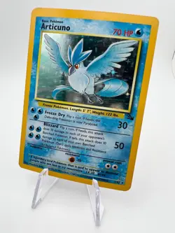Pokemon TCG Articuno Fossil 2/62 Holo Unlimited Holo Rare LP / MP - Image 1