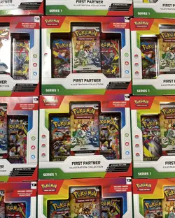 Pokemon TCG First Partner Illustration Collection Series 1 Sealed Box 1X - Image 2
