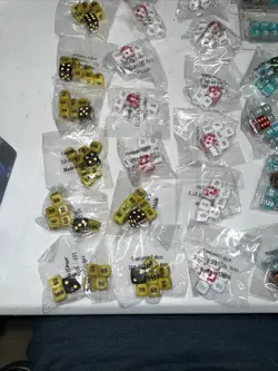 Pokemon ETB Dice And Coin-Lot 37 Sealed ETB Dice Markers And 10 Coins Mixed Sets - Image 3