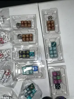 Pokemon ETB Dice And Coin-Lot 37 Sealed ETB Dice Markers And 10 Coins Mixed Sets - Image 4