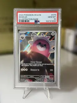 2024 Pokemon Sfa En-Shrouded Fable Illustration Rare Bewear #079 PSA 10 - Image 1