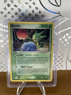 Roselia 42/92 Reverse Holo Ex Legend Maker Stamped 2006 Pokemon TCG LP - Image 1